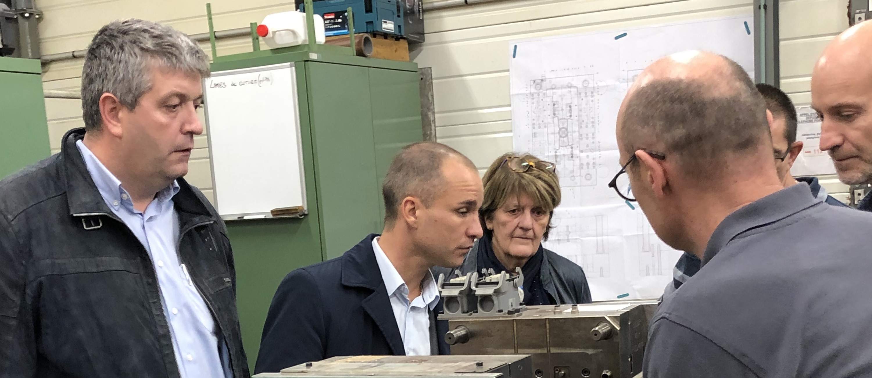 Visite de Christophe NAEGELEN et de JÃ©rÃ´me MATHIEU